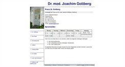 Desktop Screenshot of dr-gottberg.de